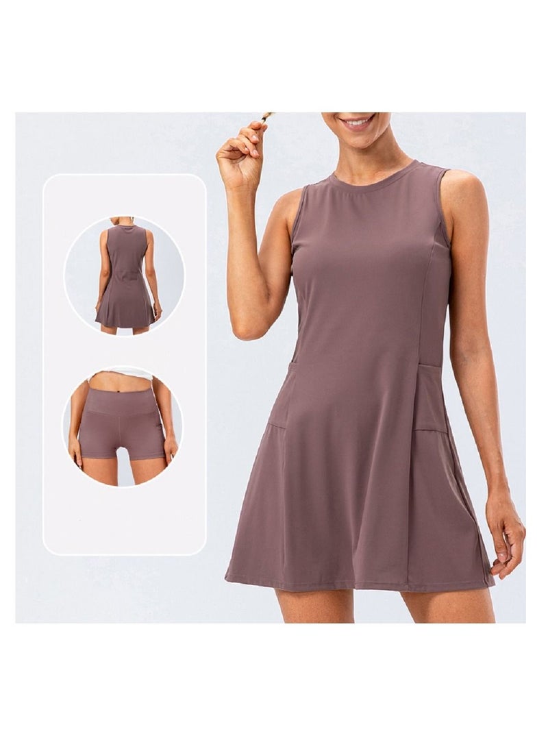 Loquat Anti - malfunction of air yoga golf sport tennis skirts twinset  - Image 3