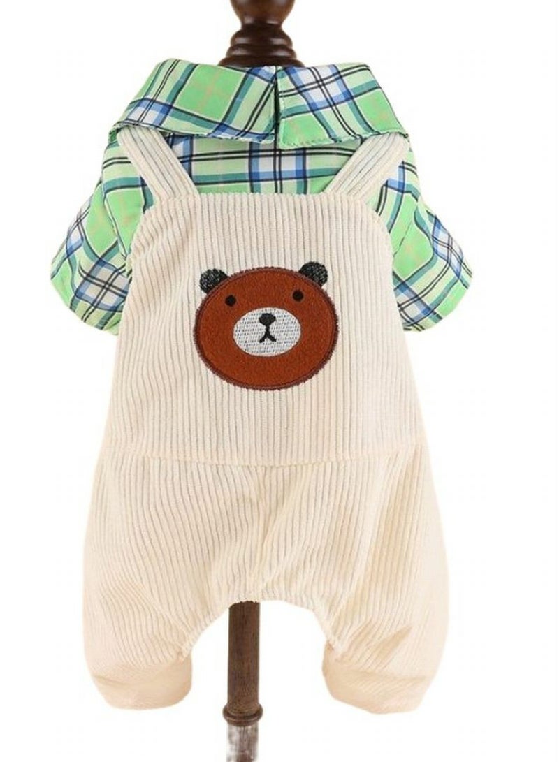 A.M Corduroy Spring Summer Four legged Pet Clothes Dog and Cat Shirts - Image 5