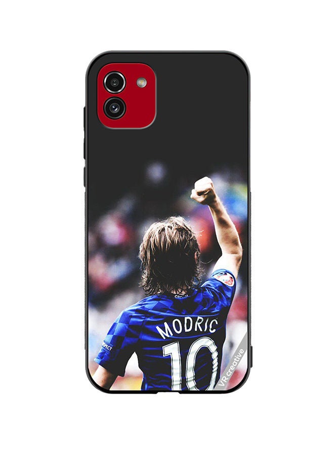 VR CREATIVE Protective Case Cover For Samsung Galaxy A03 Luka Modric Design Multicolour - Image 1