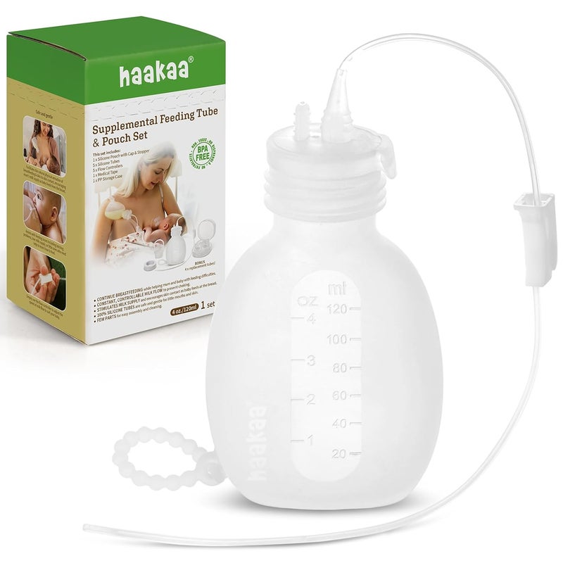 haakaa مجموعة أنبوب التغذية الإضافي من هاكّا - Image 1