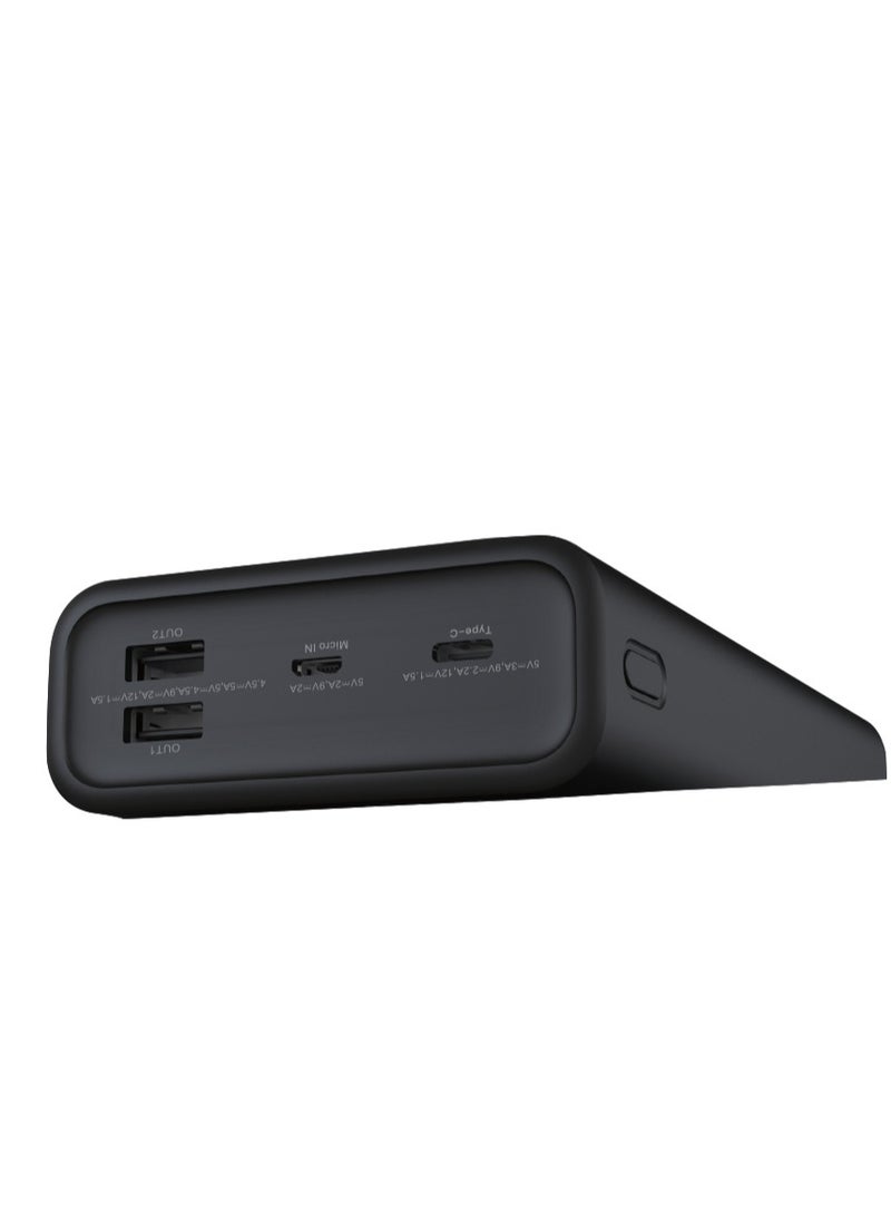Faster 30000 mAh Power Bank - 22.5W Fast Charging Portable Charger - Laptop Mobile Charger Portable with 2 USB A Ports & 1 USB C Port - Battery Pack For Laptop MacBook Dell iPhone Samsung - Compact Design with Digital Display  - Image 4