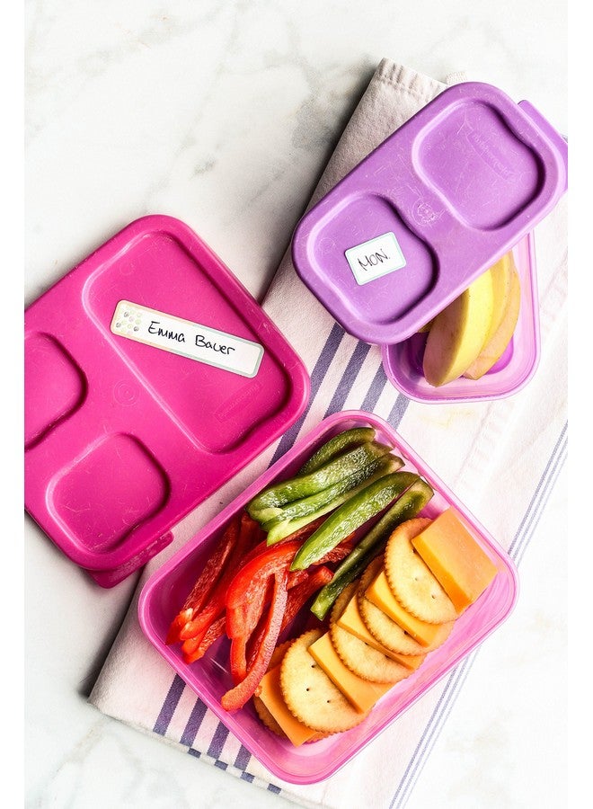 Lil' Labels Removeable, Write-On Food Bottle Labels, Write-On, Self-Laminating, Freezer Safe Waterproof Kids Name Labels for Baby Bottles, Sippy Cup for Daycare School, Dishwasher Safe (Simply Colors, Set of 2) - Image 3