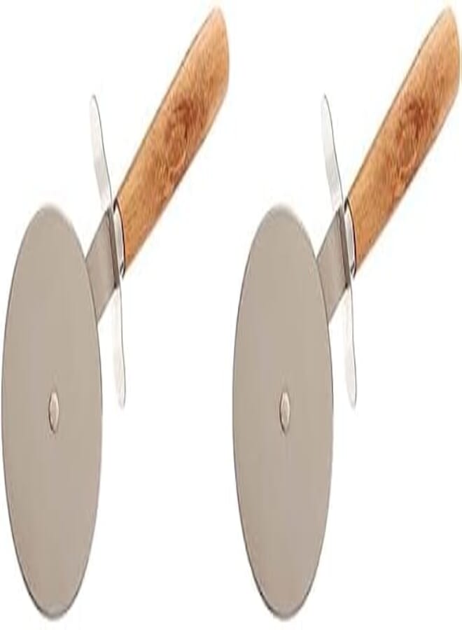 Yasin wood hand pizza cutter - colors variety + Yasin wood hand pizza cutter - colors variety
