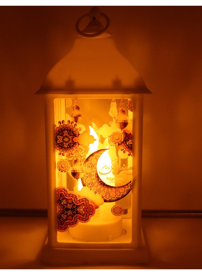 يوويل فانوس رمضان زينة رمضانية فانوس زينة العيد للاستخدام الداخلي والخارجي  - Image 3