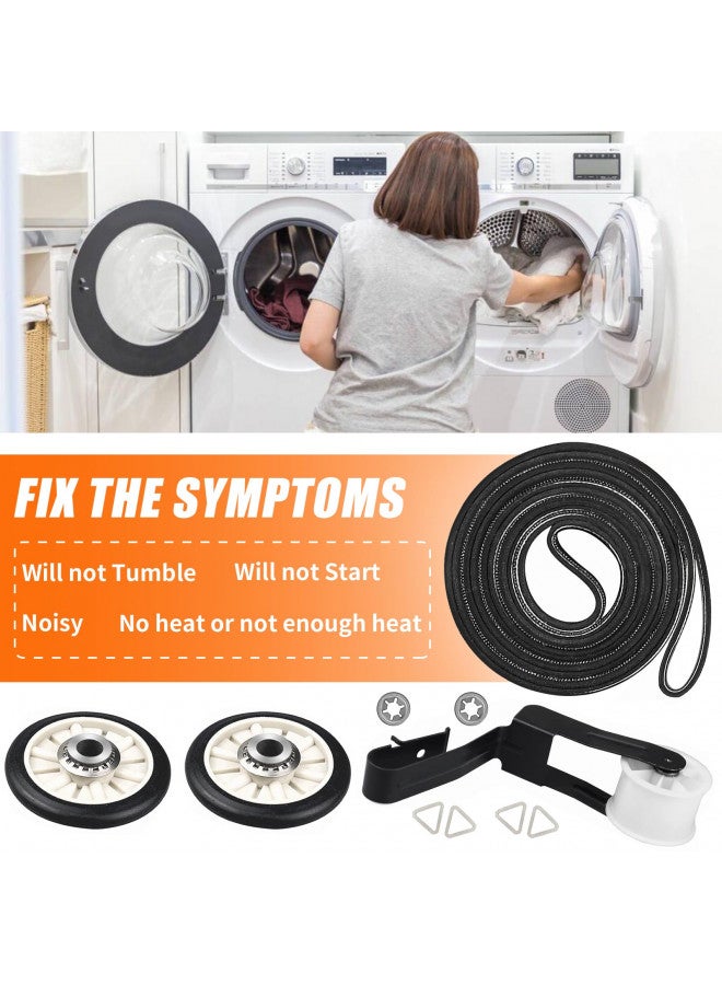 Discount Parts Direct Discount Parts Direct 4392065 Dryer Repair Kit with 341241 Belt 691366 Idler Pulley 349241T Roller Dryer Parts Replacement for Whirlpool Kenmore Maytag Amana, Replaces AP6010582 WP691366 AP3131942  - Image 2