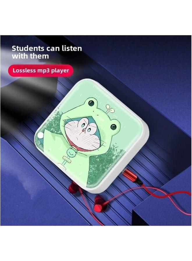 Simple Long Bar Cartoon Sports Mp3 Player Student Portable Music Card Set Digital Computer/mp3/mp3-Body Color:Jingle Cat [Green]]-Memory Capacity:Bare Metal, No Accessories - Image 1