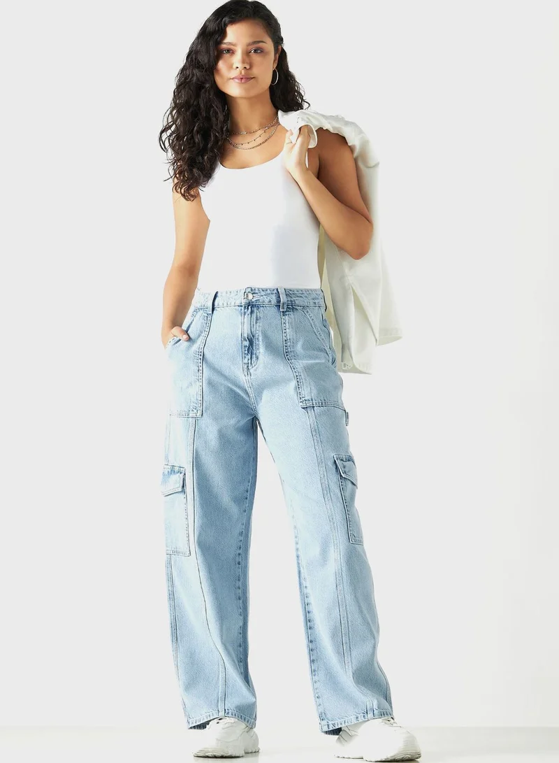 Lee Cooper Pocket Detail Pants