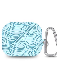 StylePods Case for Airpods 3rd Gen Case With Anti-Lost Keychain - Rough Seas