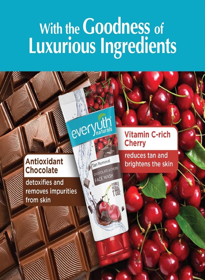 Everyuth Naturals Choco Cherry Face Wash, 150 g | Deep Cleansing Foam for Clear & Radiant Skin | Chocolate & Cherry Extracts | Daily Use Skincare - Image 4