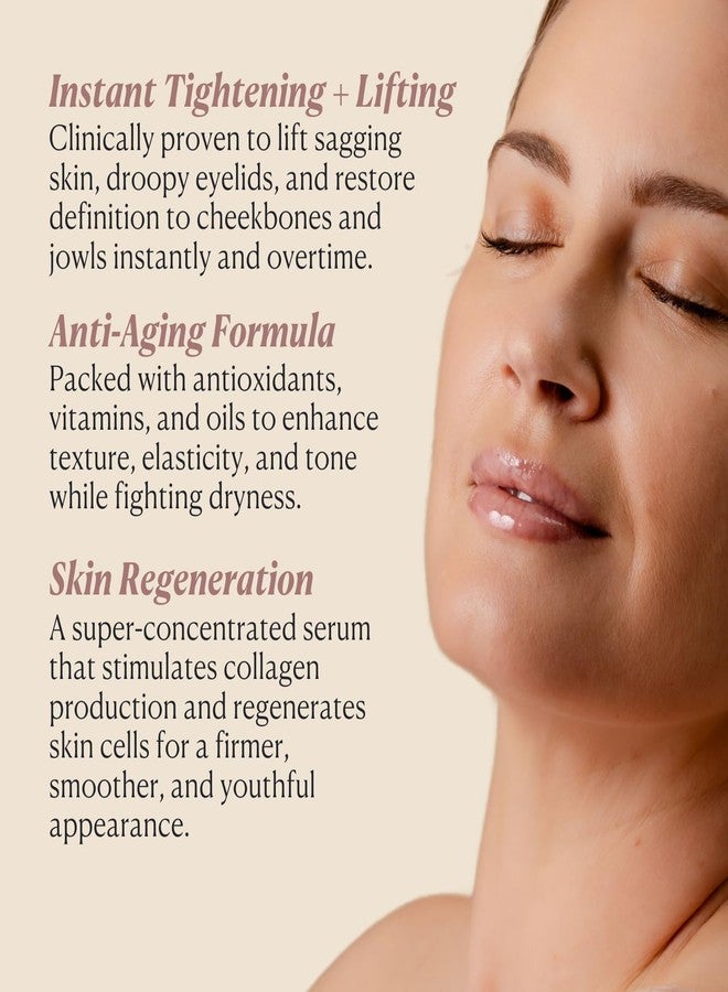 Nakery Collagen Peptide Serum for Women - Rapid Lift Face Serums for Anti Aging Face Tightening and Lifting - Multi Peptides Collagen Serum for Face & Crepey Skin to Firm Wrinkles & Sagging Skin - Image 3
