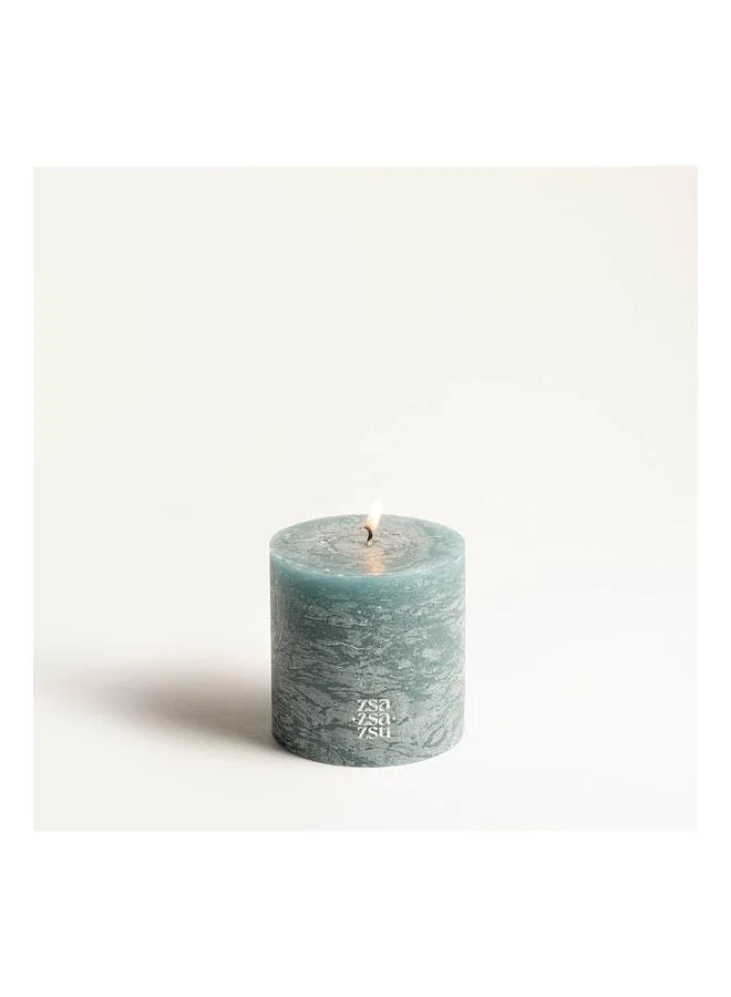 Zsa Zsa Zsu Deurne Petrol Paraffin Candle 9x9x9 Cm