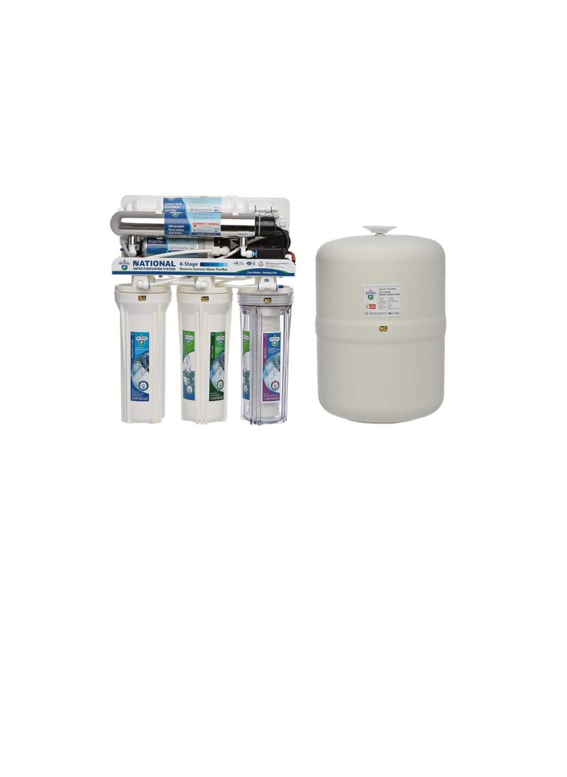 NATIONAL GREEN National Green 75 GPD, 6 Stage RO system with UV NE-RO6-75QF-SV-MV-UV  - Image 2