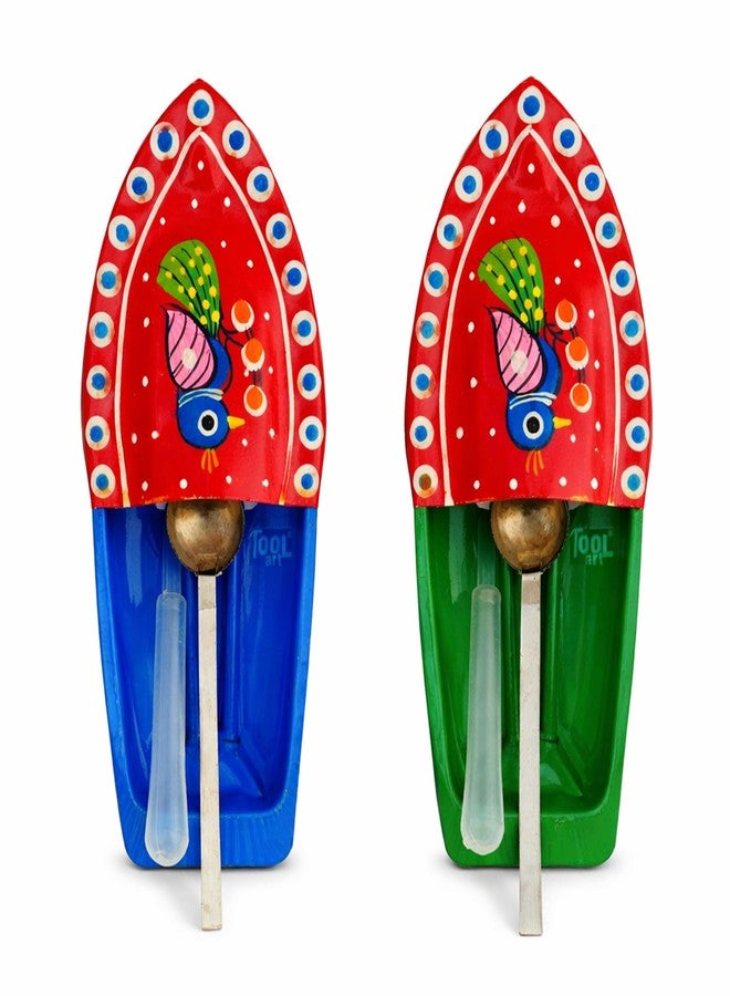 Toolart Classic Steam Powered Tin Metal Pop Pop Boat, Candle Powered Putt Putt Water Toy with Vintage Design, Multicolor (rg_steam_Boat_RD2S) - Image 1