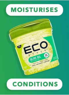 ECO Professional Olive Oil Styling Gel 473ml  - Image 2