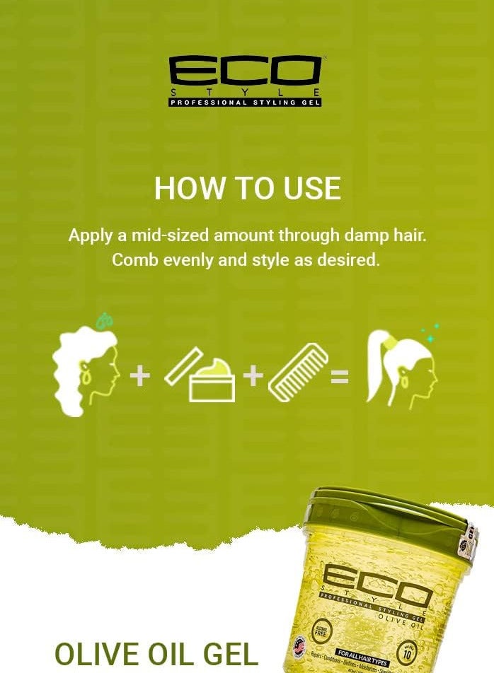 Professional Olive Oil Styling Gel 454ml