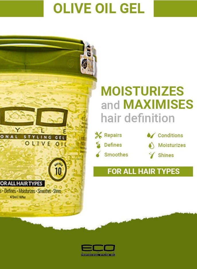 Professional Olive Oil Styling Gel 454ml