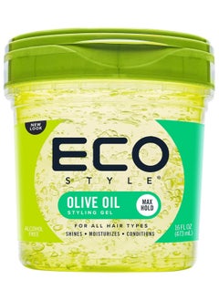 ECO Professional Olive Oil Styling Gel 473ml  - Image 1