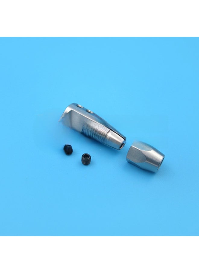 Generic - Electric Boat Shaft Coupling Lock Head 3.18*4 4*4 5*4 5*4.76mm Model Electric Boat Transmission Shaft Connector Lock Head-Color:4*4mm Cable Head (forward) - Image 1