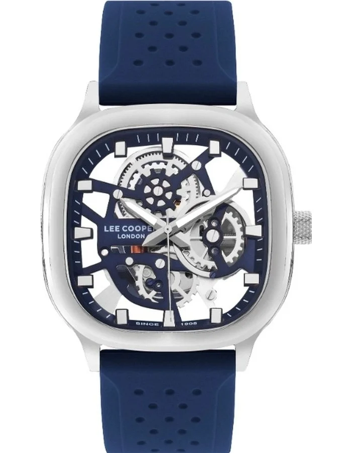 Lee Cooper Men's Silicone Analog Watch LC07973.399 - 42*44 mm