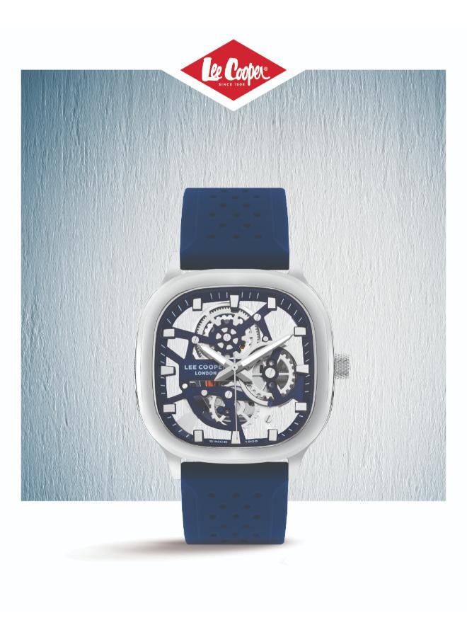 لي كوبر ساعة يد رجالية بسوار سيليكون بعقارب . - * مم - Image 5