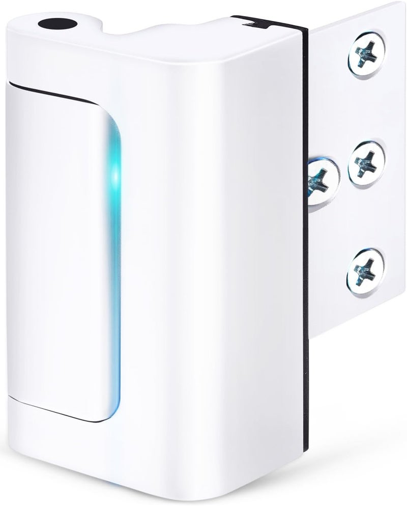 Ever Plus Home Security Door Reinforcement Lock - Child Proof High Security Door Lock Front Door Locks for Kids Safety Withstand 800 lbs Top Door Latch Lock Flip Door Guardian for Inward Swinging Inside Door - Image 1