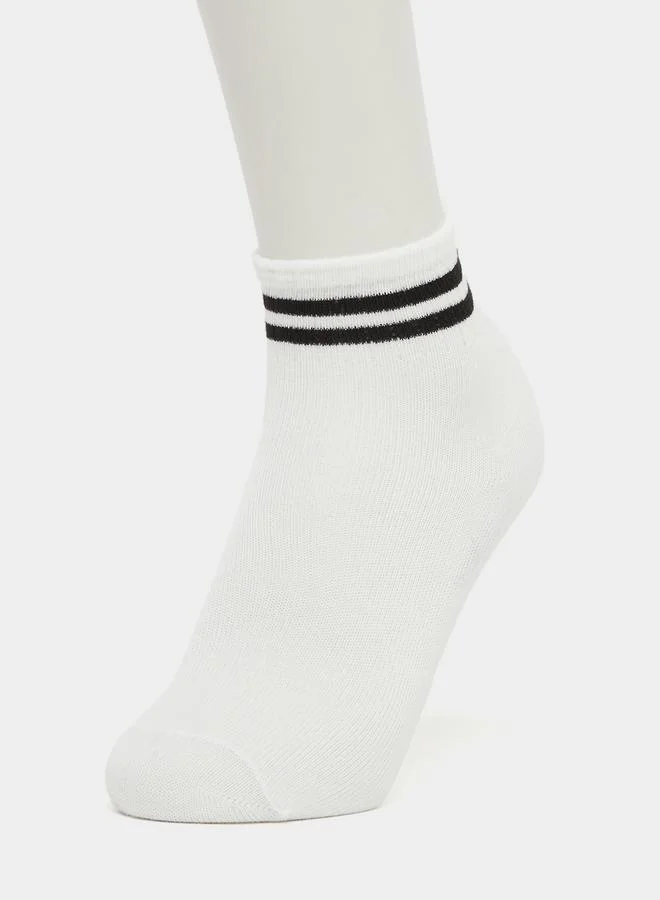 Styli Styli Set of 3 - Striped Crew Socks