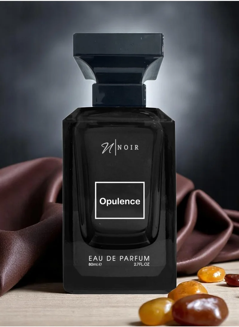 noir Opulence (Woody Leather), Eau De Parfum for Men, Amber, Leather, Suede, 80ml