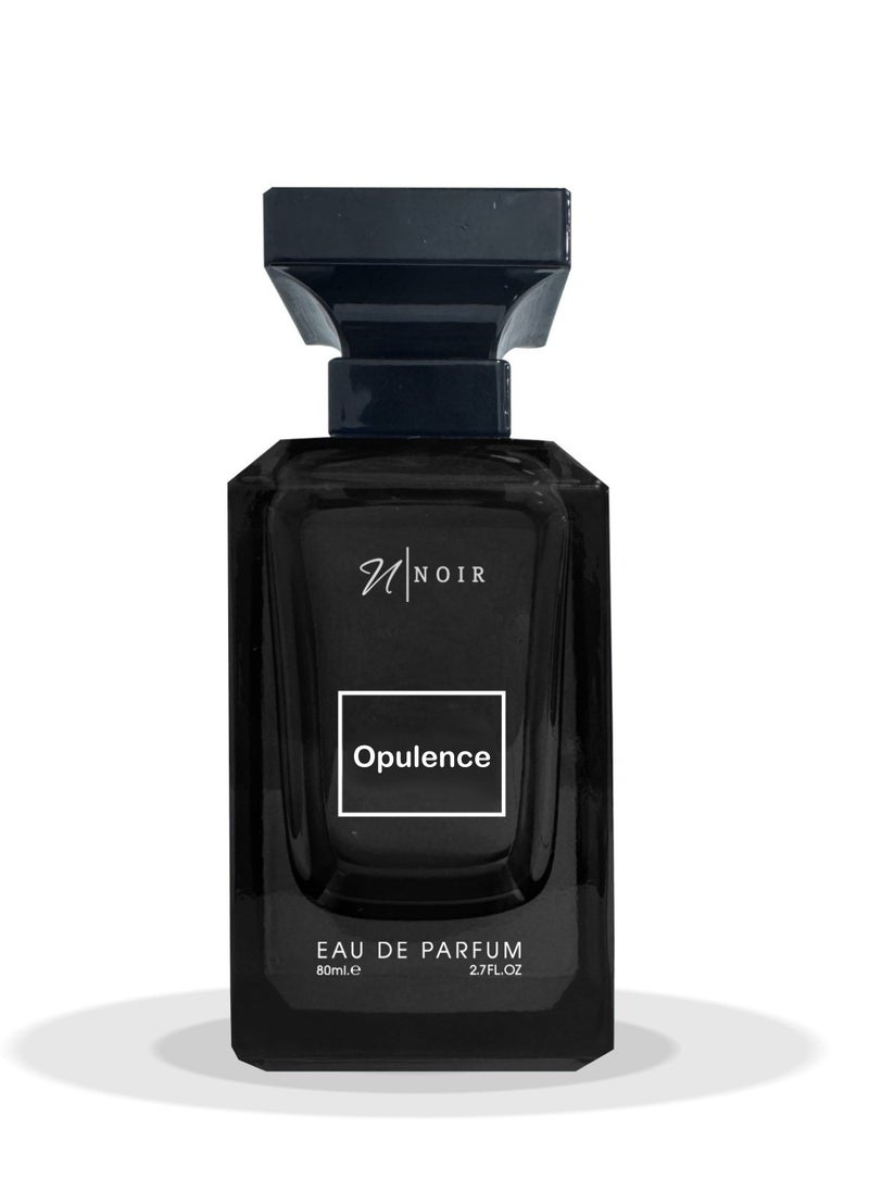 noir - Opulence (Woody Leather), Eau De Parfum for Men, Amber, Leather, Suede, 80ml - Image 1