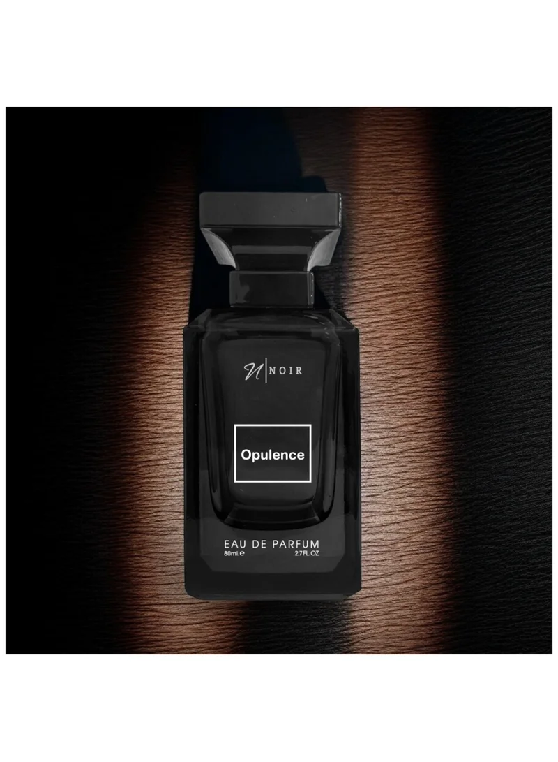 noir Opulence (Woody Leather), Eau De Parfum for Men, Amber, Leather, Suede, 80ml
