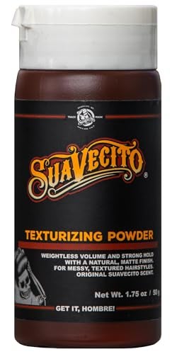 Suavecito Texturizing and Volumizing Hair Styling Powder with Shine Free Matte Finish and Strong Hold - No Mess, Oil Absorbing, Long Lasting - 1.75 oz - Image 1