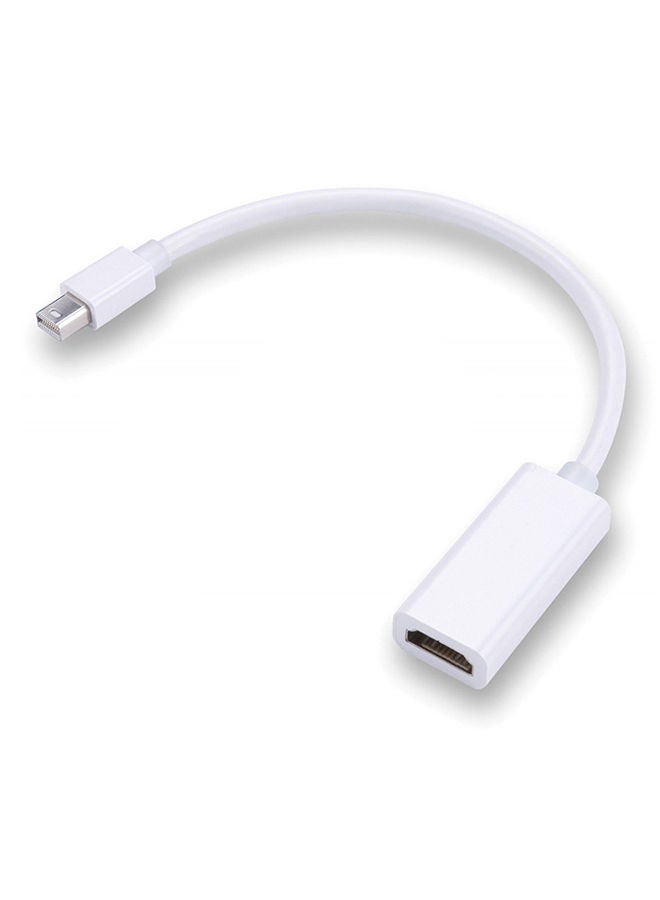 NIBEMINENT Thunderbolt Mini Display Port To HDMI Adapter White - Image 2