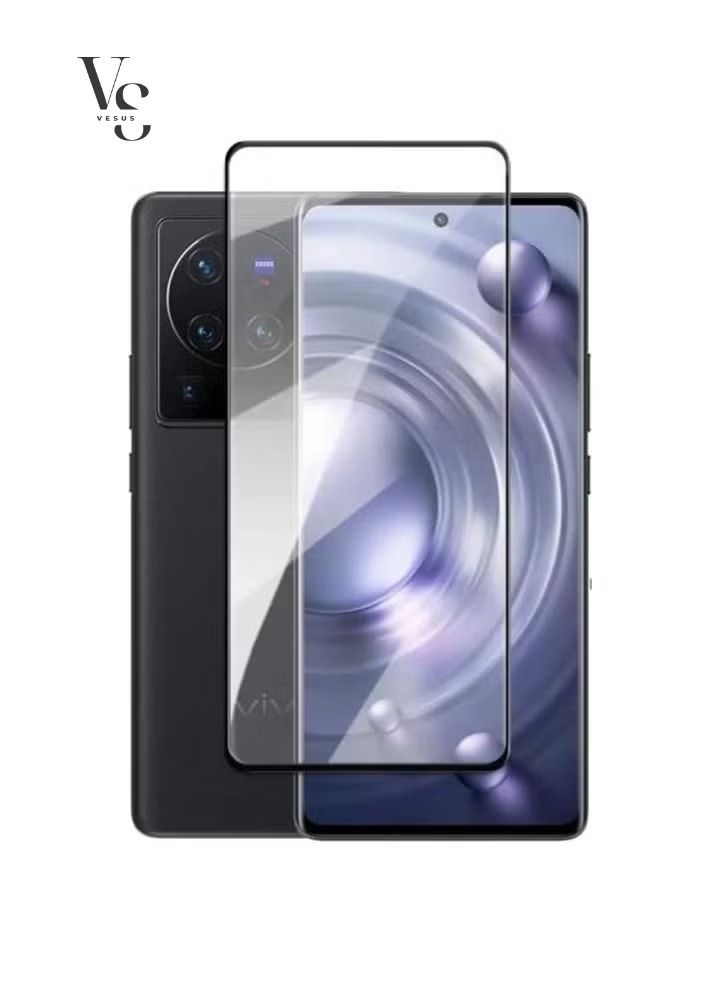 فيسوس واقي شاشة Vivo X80 Pro ، صمغ كامل ، خالٍ من الفقاعات ، مضاد للخدش ، مضاد لبصمات الأصابع ، صلابة 9H ، حافة منحنية ثلاثية الأبعاد