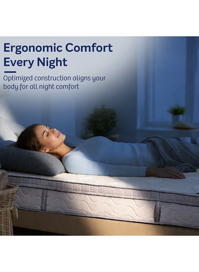Sleepwell Executive Bonnell Spring Mattress Firm Spinal Support|Memory Foam Comfort |Air Flow Technology|  Dual Quilting| Anti-Skid |5-Year Warranty | 200x90x25 - Image 3