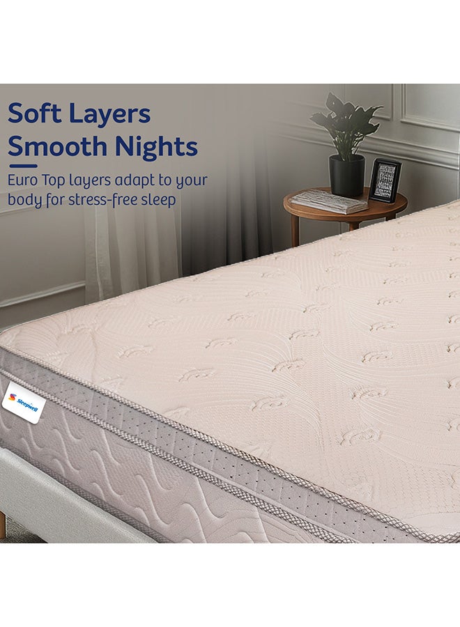 Sleepwell Executive Bonnell Spring Mattress Firm Spinal Support|Memory Foam Comfort |Air Flow Technology|  Dual Quilting| Anti-Skid |5-Year Warranty | 200x90x25 - Image 4