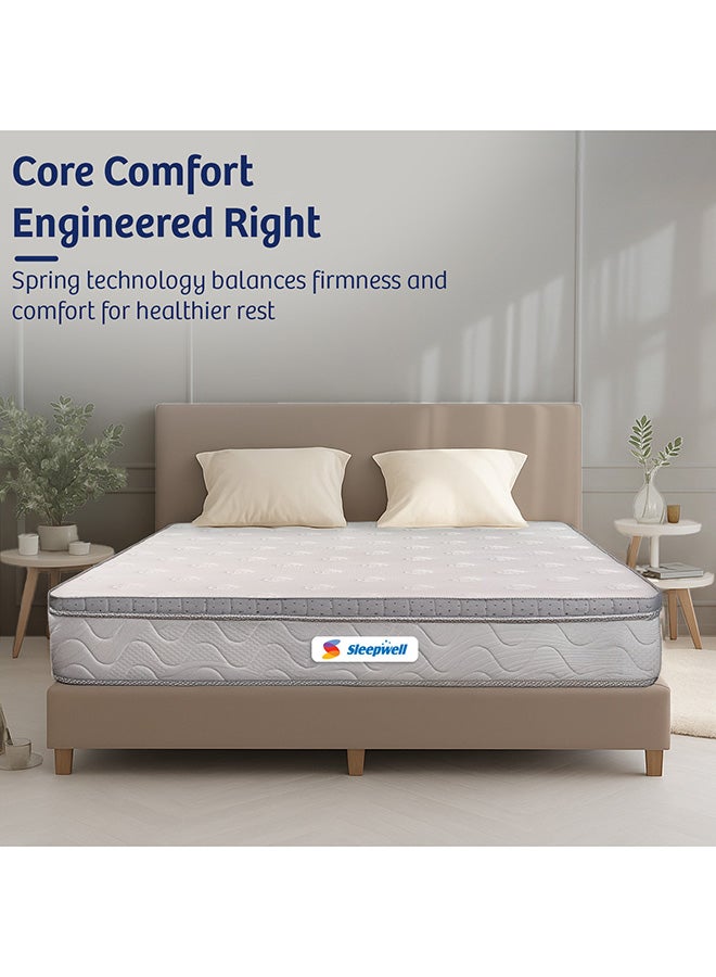 Sleepwell Executive Bonnell Spring Mattress Firm Spinal Support|Memory Foam Comfort |Air Flow Technology|  Dual Quilting| Anti-Skid |5-Year Warranty | 200x90x25 - Image 2