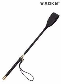 Riding Crop for Horse, Black Leather Equestrian Training Tool, 18 Inch Horse Whip with Double Slapper, Premium Quality Equestrianism Horse Riding Crop, Outdoor Training Tool (Black) - pzsku/Z12FA0426574FB2A1E441Z/45/_/1712889498/84be10ed-ec06-4dce-916a-6a7ddf5d9a53