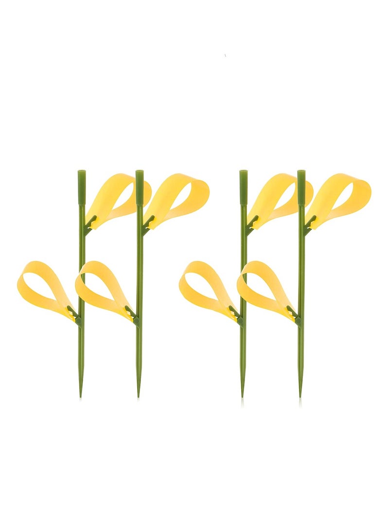 Luckam فخ نباتات منزلية لاصق، فخ ذباب الفاكهة لداخل المنزل، قاتل البعوض الخارجي، فخ الحشرات الطائرة، مقاوم للماء، قاتل ذباب الفطريات للنباتات الداخلية، غير سام وعديم الرائحة، 21 قطعة - Image 1