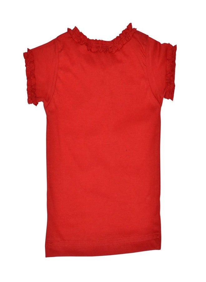 CLEVER Baby Girl's Tshirt(ZCGT-004-RED_10-11Yrs_Red_10-11 Years) (ZCGT-004-RED-10-11Yrs) - Image 2