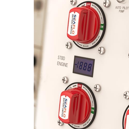 SEAFLO 12V/24V/48V Battery Disconnect Switch Isolator Switch for Marine, Boat, Car, RV, and ATV Vehicles (On/Off) - Image 3