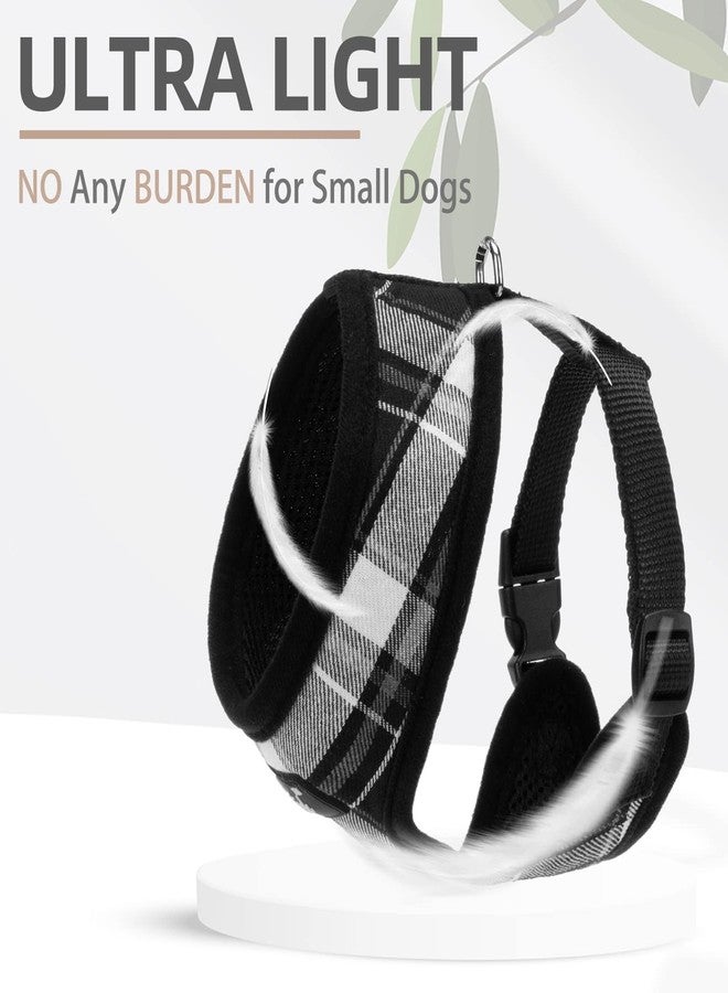 PUPTECK Soft Mesh Dog Harness and Leash Set Pet Puppy Cat Comfort Padded Vest No Pull Harnesses, Black, S - Image 5