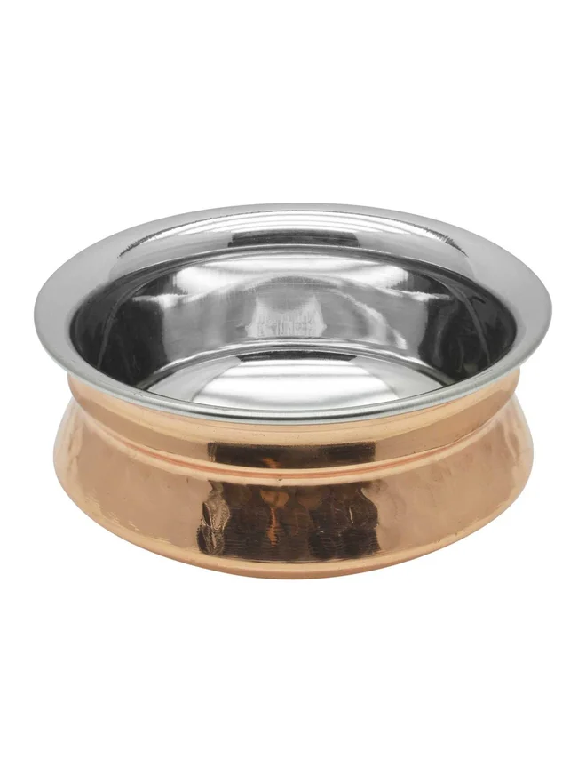 RAJ Copper Handi Bowl with No Lid