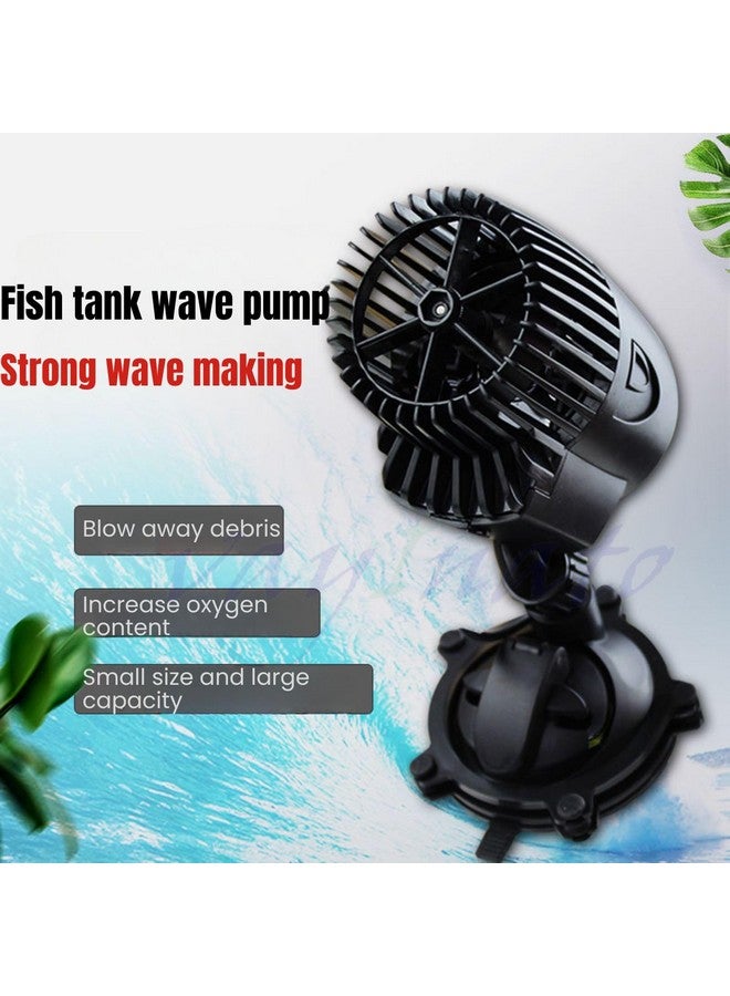 VAYINATO صندوق 360 درجة رأس طاقة واحد لصنع الأمواج في الأكواريوم (WP-50M) أسود - Image 2