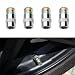 Tecledsn 4PCS Tire Pressure Monitor Valve Stem Caps 24Bar 36PSI Car Tire Pressure Monitor Sensor Indicator with 3Color Eye Alert Universal Valve Stem Caps Replacement for Cars SUVs Trucks Silver - Image 2