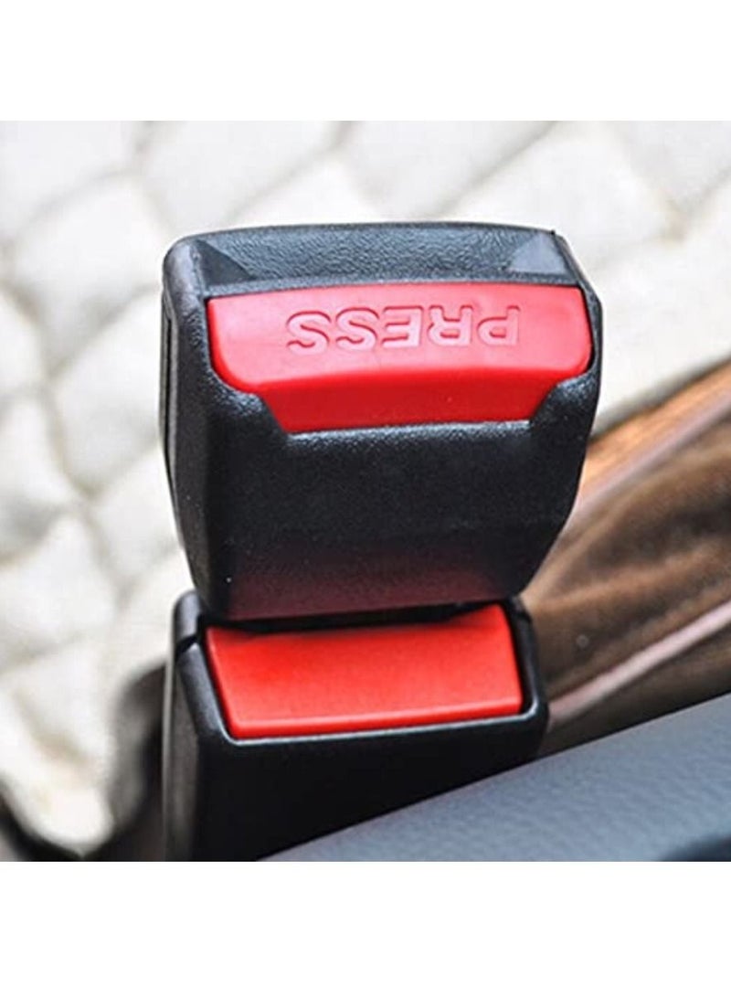 Generic 2 Pieces Car Safety Adjustable Seat Belt Clip Extender Universal Car Interior Parts Black  - Image 1