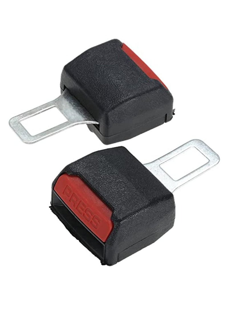 Generic 2 Pieces Car Safety Adjustable Seat Belt Clip Extender Universal Car Interior Parts Black  - Image 4