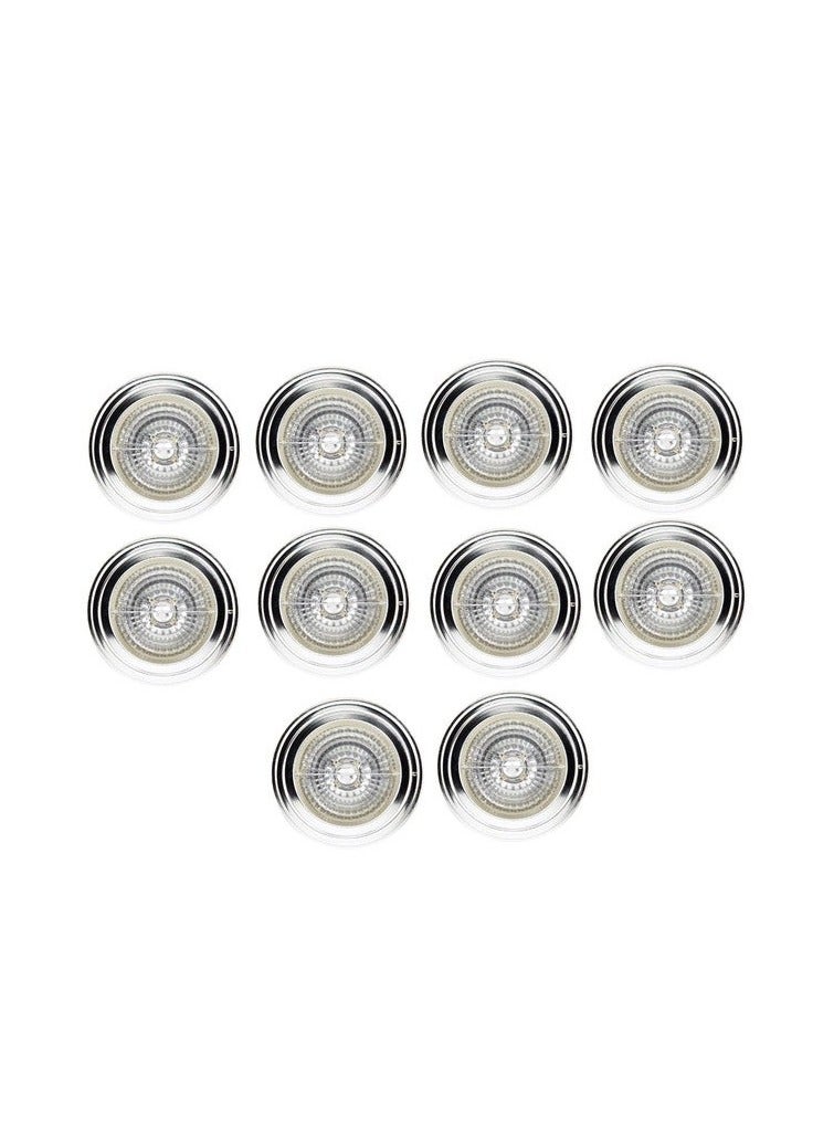 Osram HALOSPOT 111 Halogen Spot Lamp 50W 12V G53 – 40° Wide Flood Beam -Pack of 10 - Image 1