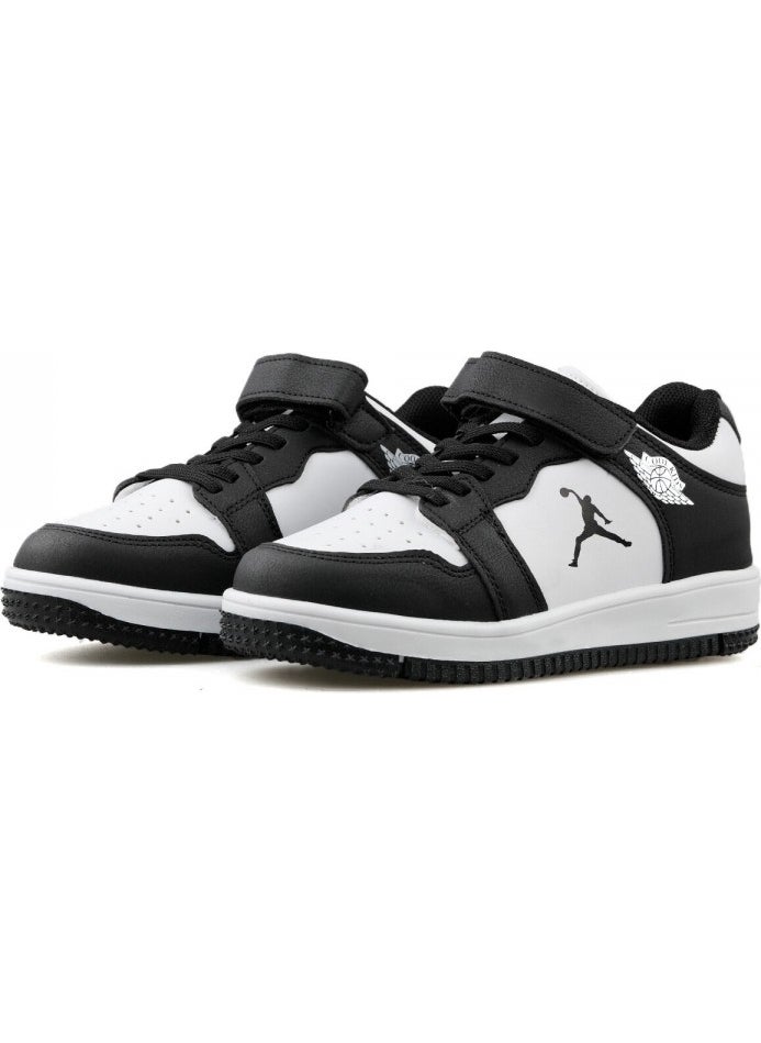 Cool Haykat Kids Banded Sneakers Black - White  - Image 3