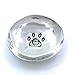 Basic Spirit Basic Spirit Dog Paw Print Trinket Bowl Dish with Heart Rescue Pet Cat Lover Pewter Jewelry Ring  - Image 2