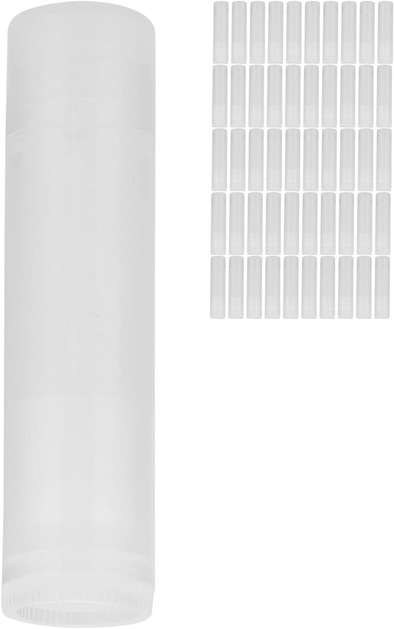 DIY Lipstick Tubes, 50pcs Empty Lipstick Tube Container, Translucent 5ml Tubes with Compact Size, Clean Hygienic, Ideal for Travel - Image 2