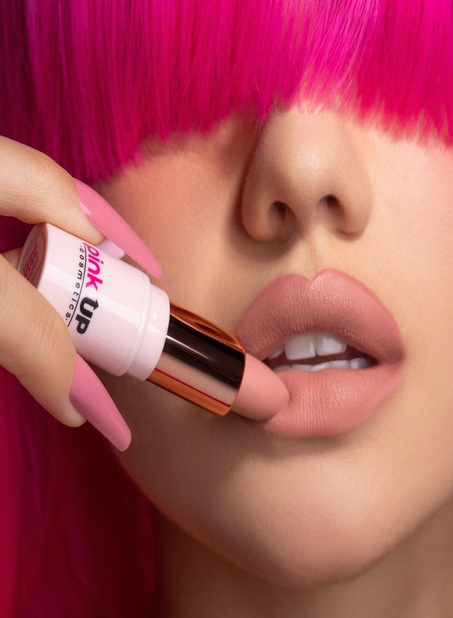 Pink Up | Lipstick | Long-lasting bold color with matte finish | Soft, creamy texture that won’t dry lips | Lipstick | Lip makeup | Full coverage comfort | Nude | Model PKLP01 - Image 5